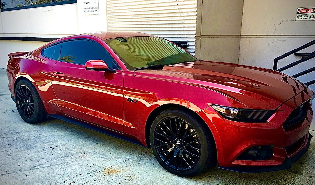 2015 Mustang buffed and added a 7 year Ceramic coating.